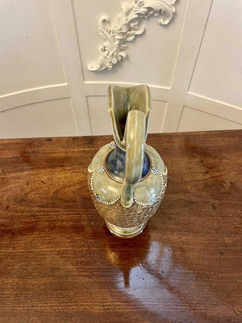 Antique Victorian Quality Doulton Lambeth Jug - Image 4